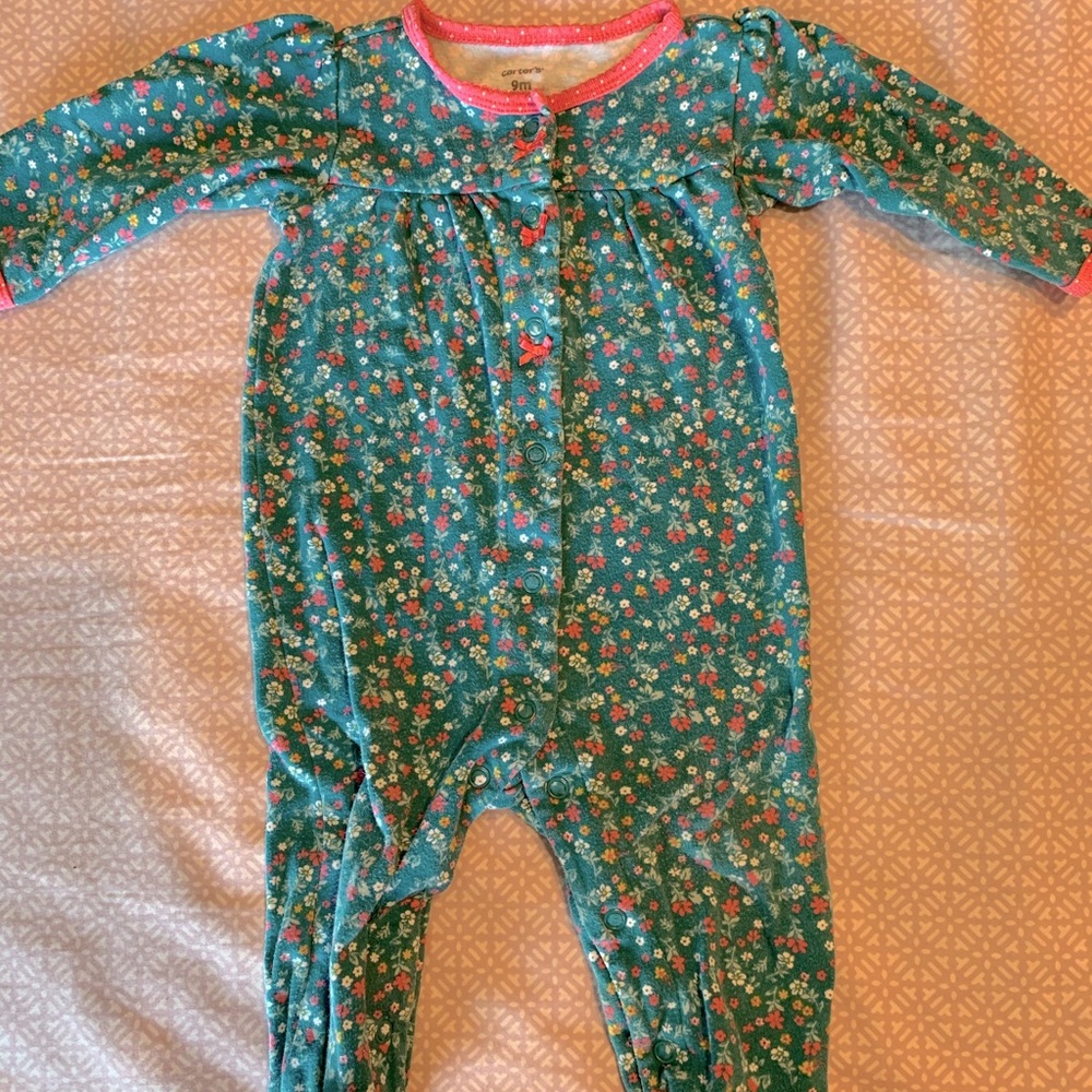 Size 9mo snap up footie pajamas